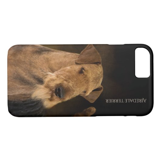 Airedaleテリアの電話箱 Case-Mate iPhoneケース (裏面(横))