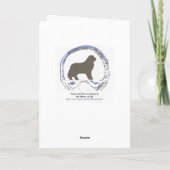 Airedaleテリアカード カード (裏面)