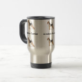 Airedaleテリア トラベルマグ (正面左)