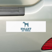 Airedaleテリア バンパーステッカー (車上)