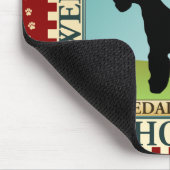 Airedaleテリア[ADT] マウスパッド (コーナー)