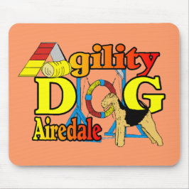 Airedale_アジリティのギフト マウスパッド