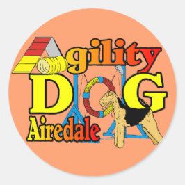 Airedale_アジリティのギフト ラウンドシール