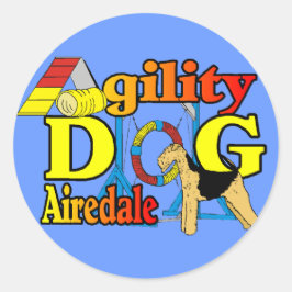 Airedale_アジリティのギフト ラウンドシール