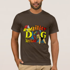 Airedale_アジリティのギフト Tシャツ