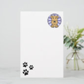 Airedale 便箋 (スタンド正面)