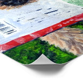 Airedale Airemailポスター。 ポスター (角)