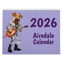 Airedale Calendar カレンダー