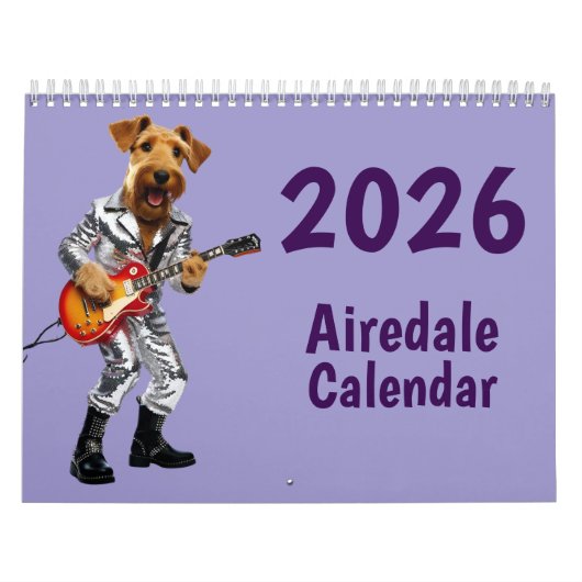 Airedale Calendar カレンダー (カバー)
