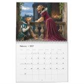 Airedale Calendar カレンダー (2月 2027)