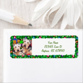 Airedale Christmas Open Nowラベル ラベル (インサイチュ)