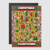 Airedale Dog Countdownクリスマスアドベントカレンダー (正面/裏面)