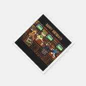 AIREDALE & FRIENDSポスター スタンダードカクテルナプキン (角)