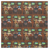Airedale & Friends ファブリック (見本)