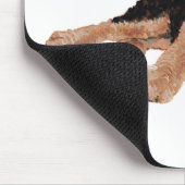 Airedale, Lakeland, Welsh Terrier Pup マウスパッド (コーナー)