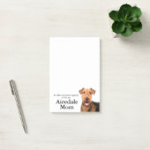 Airedale Mom Post It Notes ポストイット (オフィス)