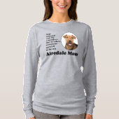 Airedale Mom Tシャツ (正面)