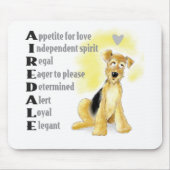 Airedale mousepad マウスパッド (正面)