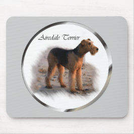 Airedale Terrierアートギフト マウスパッド