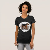 Airedale Terrierアートギフト Tシャツ (正面フル)