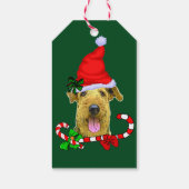 Airedale Terrierクリスマスギフトタグ ギフトタグ (裏面)