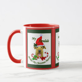 Airedale Terrierクリスマスギフト マグカップ