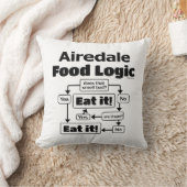 Airedale Terrierフードロジック クッション (ブランケット)