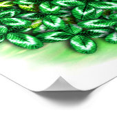 Airedale Terrierポットの金ゴールドポスター ポスター (角)