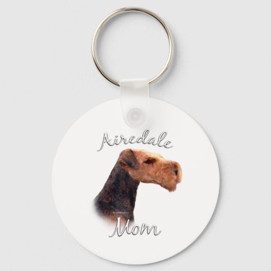 Airedale Terrierママ2 キーホルダー (正面)