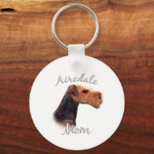Airedale Terrierママ2 キーホルダー (正面)