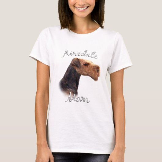 Airedale Terrierママ2 Tシャツ (正面)