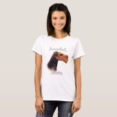 Airedale Terrierママ2 Tシャツ (正面フル)