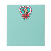 Airedale Terrierメモ帳 ノートパッド (正面)