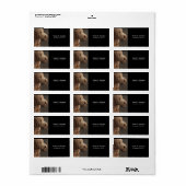 Airedale Terrier新しいアドレス ラベル (フルシート)