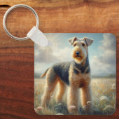 Airedale Terrier キーホルダー (正面)