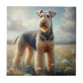 Airedale Terrier タイル (正面)