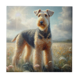 Airedale Terrier タイル