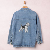 Airedale Terrier デニムジャケット (ハンガー)