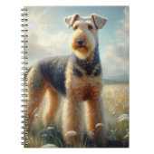 Airedale Terrier ノートブック (正面)