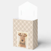 Airedale Terrier 絵画's – かわいいオリジナルアート フェイバーボックス (オープン)