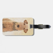 Airedale Terrier 絵画's – かわいいオリジナルアート ラゲッジタグ (裏面横)