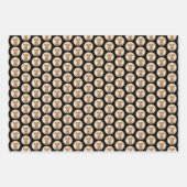 Airedale Terrier 絵画's – かわいいオリジナルアート ラッピングペーパーシート (正面3)