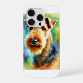 Airedale Terrier 050724AREF105 - Watercolor iPhoneケース (裏面)