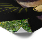 Airedale Terrier (#1) & Mona Lisa ポスター (角)