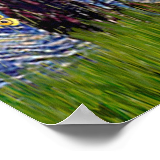 Airedale Terrier (#1) - Starry Night ポスター (角)