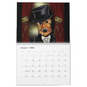 AIREDALE TERRIER 2026 カレンダー (1月 2026)