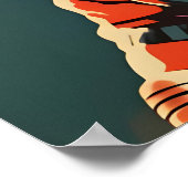 Airedale Terrier Astronaut Poster, Airedale ポスター (角)