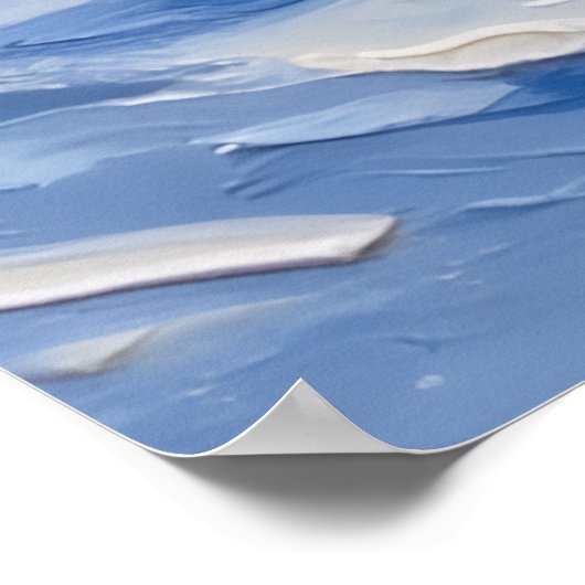 Airedale Terrier Christmas Boat Holiday ポスター (角)