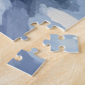 Airedale Terrier Christmas Red Truck Holiday ジグソーパズル (側面)