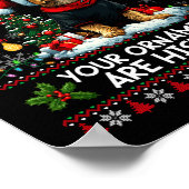 Airedale Terrier Christmas Tree Decorations Dog Lo ポスター (角)